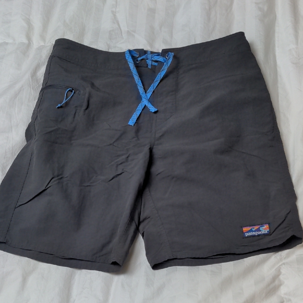 Patagonia Men's Gray Surf Board Swim Shorts